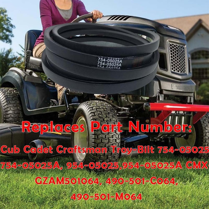 CTPOWER Replaces 954-05025A Lawn Mower 54" Kevlar Deck Belt 5/8" x 139" for Cub Ct Craftsman Troy-Bilt CMXGZAM501064 490-501-C064 490-501-M064 754-05025 754-05025A 954-05025 - Image 4
